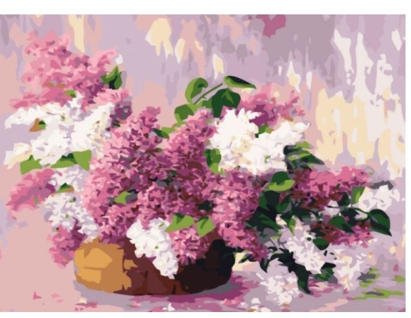 Liliac pe fereastră 40x50 cm 07312