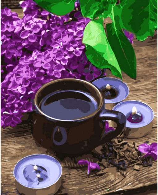 Cafea si liliac 40x50 cm VA1955