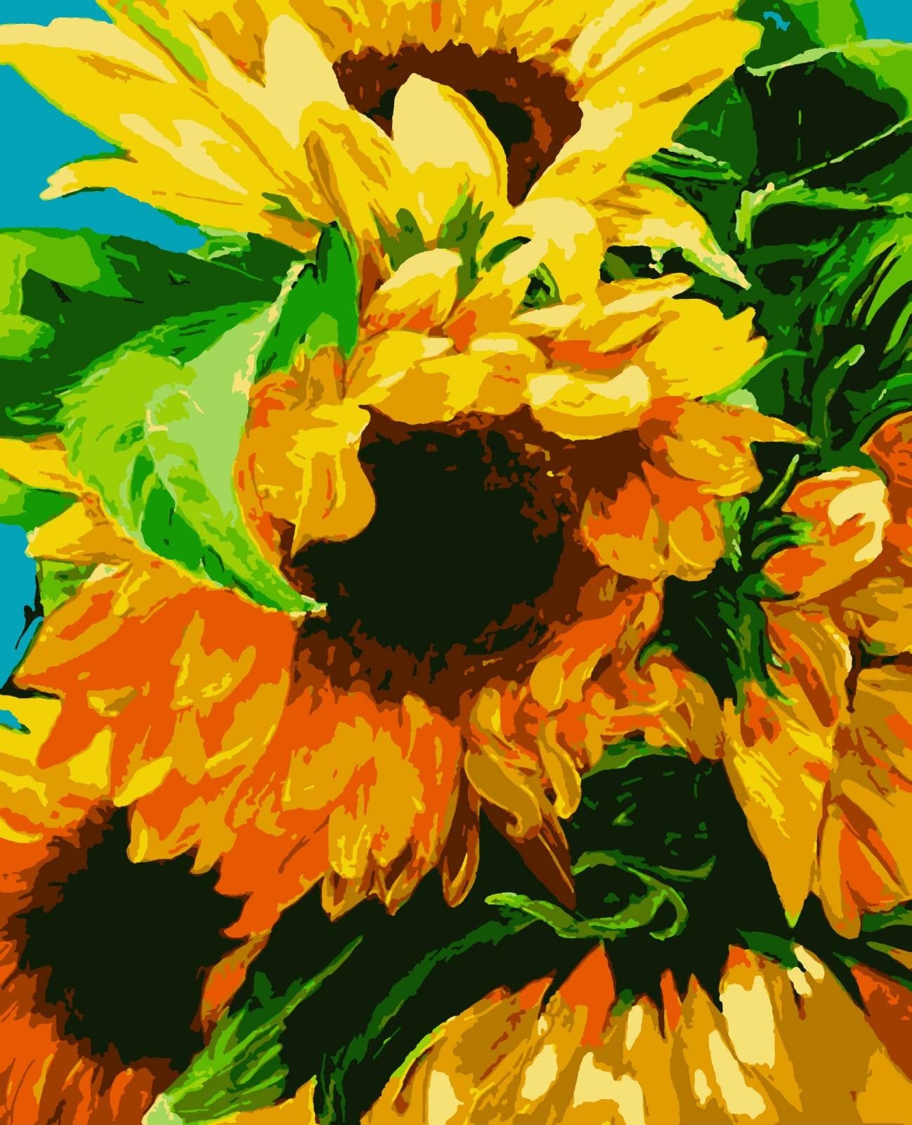 Floarea soarelui  40x50 cm