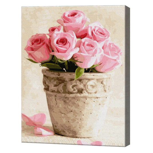 Trandafiri roz 40x50 cm