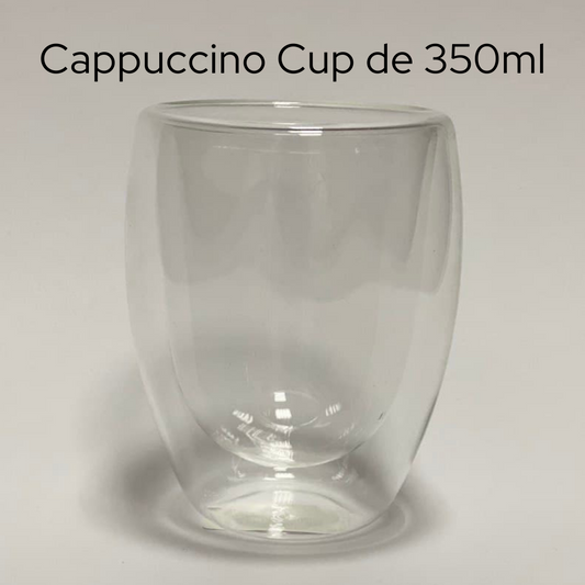 Pahar de Cappuccino cu pereti dubli 350 ml