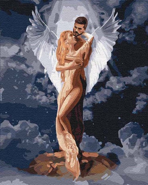 Cuplu îngeri 40x50 cm