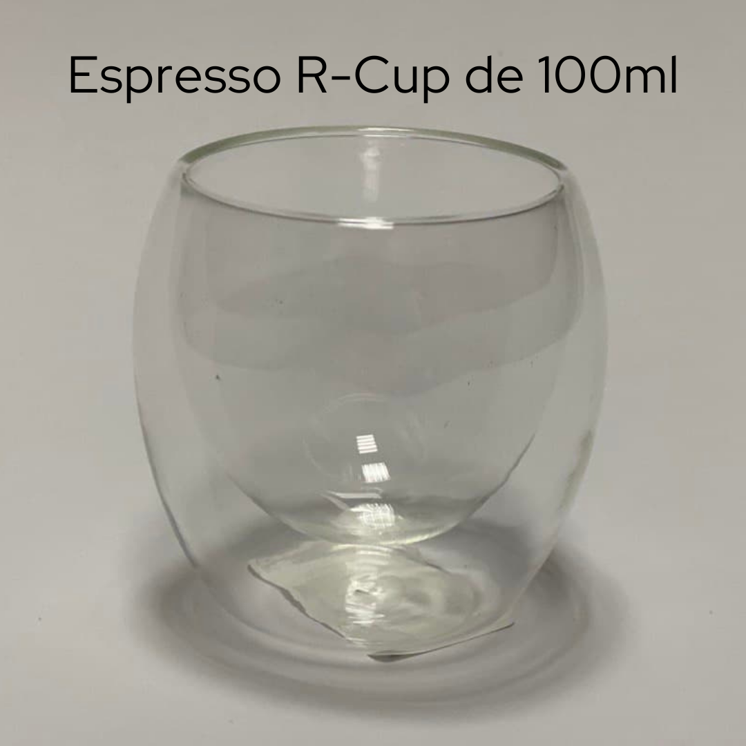 Pahar rotund de Espresso cu pereti dubli 100 ml